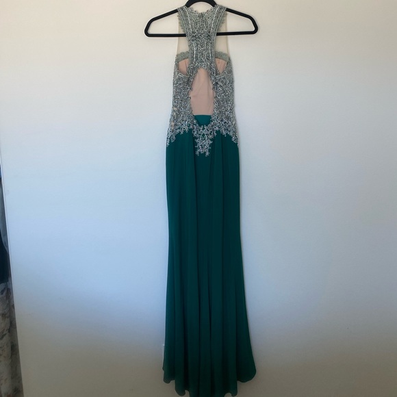 Mermaid Green Prom Dress - Picture 2 of 10